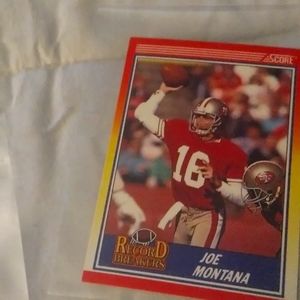Joe Montana Score Collector's card